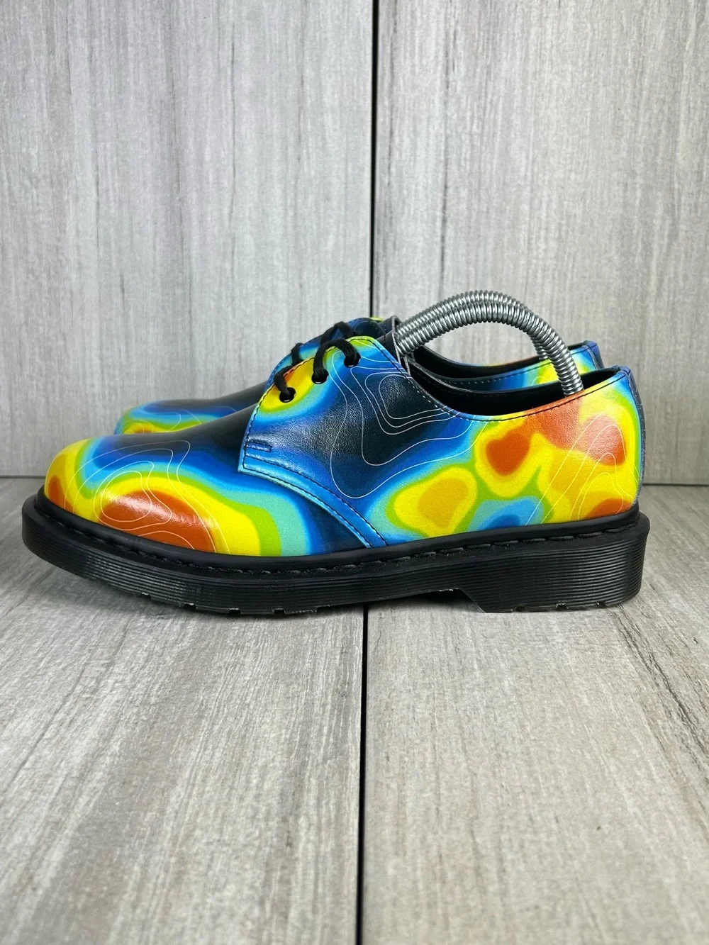 NEW Dr. Martens Docs 1461 Heat Map Genix Nappa Leather Oxford Boot Mens Size 8